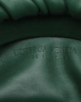 Pre-Loved The Chain Pouch Shoulder Bag Leather with Gold Hardware, Green