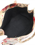 Pre-Loved Graffiti CC Tote Tote Quilted Coated Canvas with Gold Hardware, Multicolor