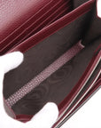 Pre-Loved Dionysus Chain Wallet Crossbody Bag Leather Mini with Aged Silver Hardware, Burgundy