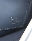 Pre-Loved GG Blooms Zip Pouch Pochette Monogram Coated Canvas with Silver Hardware, Beige Multicolor