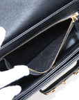 Pre-Loved Horsebit 1955 Shoulder Bag Leather Small with Gold Hardware, Black