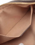 Pre-Loved Ophidia Belt Bag Monogram Coated Canvas Small with Gold Hardware, Beige Ebony