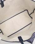 Pre-Loved Saint Louis Tote Goyardine Coated Canvas PM, Navy Blue