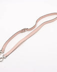 Pre-Loved Peekaboo Selleria Handbag Leather Mini with Silver Hardware, Pink