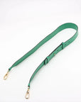 Pre-Loved Symbole Tote Triangle Leather Small with Gold Hardware, Green