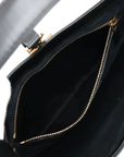 Pre-Loved Le 5 à 7 Shoulder Bag Smooth Leather with Gold Hardware, Black