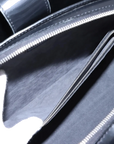 Pre-Loved Pont Neuf Handbag Leather GM with Silver Hardware, Black