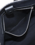Pre-Loved Cushion Anagram Tote Tote Anagram Canvas Coated with Silver Hardware, Grey and Navy