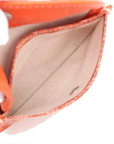Pre-Loved Anjou Tote Goyardine Coated Canvas Mini with Silver Hardware, Orange