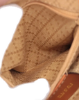 Pre-Loved Bamboo Backpack Leather Mini with Gold Hardware, Brown