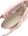 Pre-Loved Peekaboo Handbag Leather with Silver Hardware, Pink