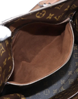 Pre-Loved Tote Tote Leather with Silver Hardware, Brown