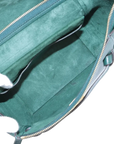Pre-Loved Belt Bag Handbag Leather Micro with Gold Hardware, Green