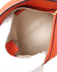 Pre-Loved Puzzle Handbag Leather Mini with Gold Hardware, Orange