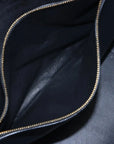 Pre-Loved Le 5 à 7 Supple Hobo Shoulder Bag Leather with Gold Hardware, Black