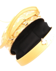 Pre-Loved Petite Boite Chapeau Handbag Goyardine Coated Canvas Mini with Gold Hardware, Yellow