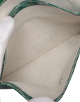 Pre-Loved Saint Louis Tote Goyardine Chevron Coated Canvas GM, Green