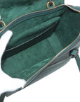 Pre-Loved Belt Bag Handbag Leather Micro with Gold Hardware, Green