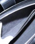 Pre-Loved Pont Neuf Handbag Leather GM with Silver Hardware, Black