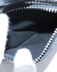 Pre-Loved GG Supreme Messenger Crossbody Bag Monogram Coated Canvas Small with Silver Hardware, Black
