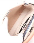 Pre-Loved Peekaboo Handbag Leather Mini with Silver Hardware, Pink