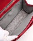 Pre-Loved Zumi Shoulder Bag Leather Small with Gold Hardware, Red