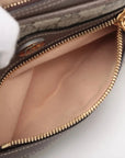 Pre-Loved Ophidia Belt Bag Monogram Coated Canvas Small with Gold Hardware, Beige Ebony