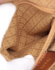 Pre-Loved Bamboo Backpack Leather Mini with Gold Hardware, Brown