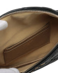 Pre-Loved Quilted Belt Bag Quilted Leather with Gold Hardware, Black