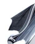 Pre-Loved Diorama Wallet on Chain Crossbody Bag Cannage Micro-Cannage Leather Small with Silver Hardware, Silver