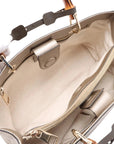 Pre-Loved Bamboo Shopper Tote Leather Medium with Gold Hardware, Champagne Gold