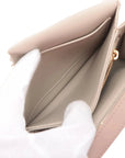 Pre-Loved Triomphe Besace Crossbody Bag Leather Small with Gold Hardware, Beige