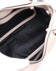 Pre-Loved Vitello Daino Two-Way Tote Handbag Leather with Silver Hardware, Light Pink