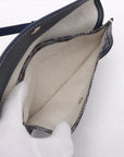 Pre-Loved Saint Louis Tote Goyardine Coated Canvas PM with Silver Hardware, Navy