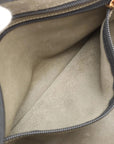 Pre-Loved Amazona Handbag Suede 28 with Gold Hardware, Olive Green