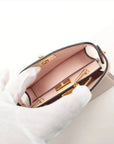 Pre-Loved Peekaboo Handbag Leather Micro with Gold Hardware, Pink