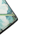 Pre-Loved GG Blooms Zip Pouch Pochette Monogram Coated Canvas with Silver Hardware, Beige Multicolor