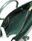 Pre-Loved Sac de Jour Tote Leather Small with Gold Hardware, Dark Green