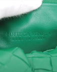Pre-Loved Jodie Handbag Intrecciato Leather Mini with Gold Hardware, Green