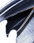 Pre-Loved Luggage Tote Leather Micro with Gold Hardware, Tricolor