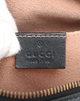 Pre-Loved GG Marmont Matelassé Camera Bag Crossbody Bag Quilted Leather Small with Aged Gold Hardware, Black