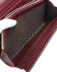 Pre-Loved Dionysus Chain Wallet Crossbody Bag Leather Mini with Aged Silver Hardware, Burgundy