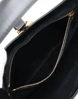 Pre-Loved Le 5 à 7 Shoulder Bag Smooth Leather with Gold Hardware, Black