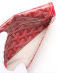 Pre-Loved Saint Louis Tote Goyardine Coated Canvas PM with Silver Hardware, Red