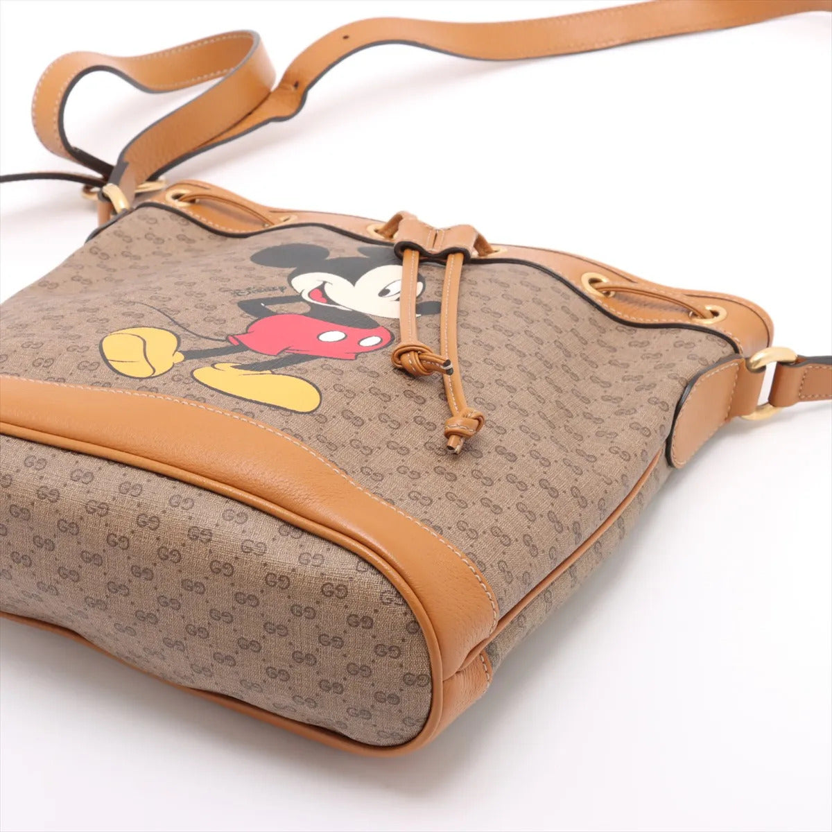 Pre-Owned Gucci Gucci x Disney Micro GG Monogram Mickey Mouse
