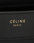 Pre-Loved Luggage Tote Leather Micro with Gold Hardware, Black