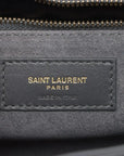 Pre-Loved Le 5 à 7 Shoulder Bag Leather with Aged Gold Hardware, Grey