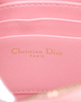Pre-Loved Saddle Shoulder Bag Leather Mini with Gold Hardware, Pink