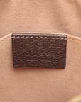 Pre-Loved Ophidia Belt Bag Monogram Coated Canvas Small with Gold Hardware, Beige Ebony