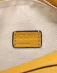 Pre-Loved Puzzle Handbag Leather Mini with Gold Hardware, Yellow, Tan, Cream